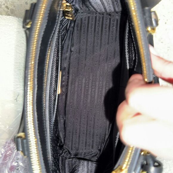 Prada Tote Handbag Color Black - Picture 7 of 11